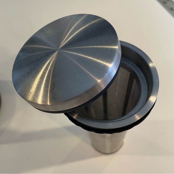 RJ3 Ovalware Airtight Cold Brew Iced Coffee Maker 1.0L + Ice Tea Pot Glass 4 Cup - Picture 11 of 14